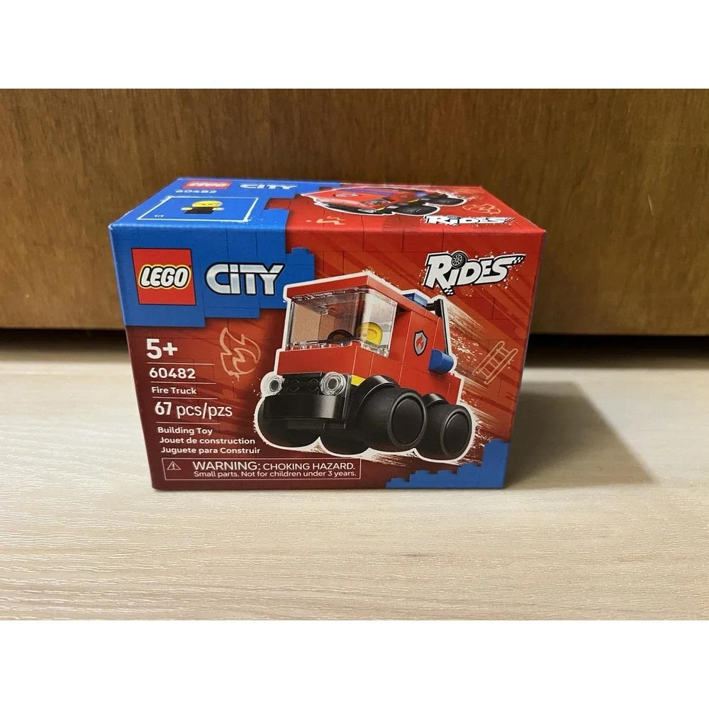Lego City Fire Truck 60482 Building Toy Set 67 Pieces New Sealed Red Firefighter